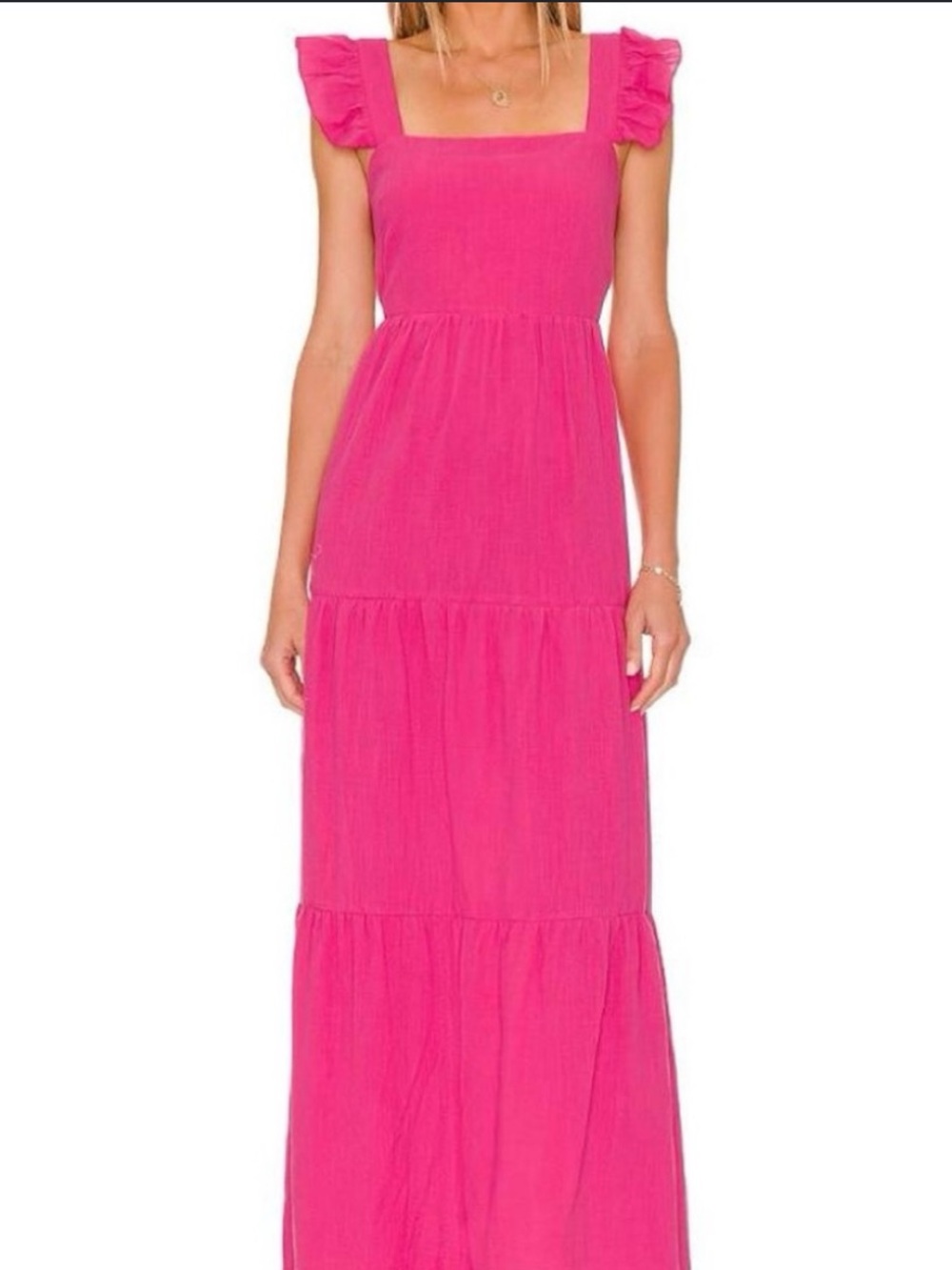 SNDYS x Revolve Peaches Linen Dress